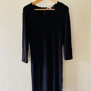 Philosophy black long sleeve dress